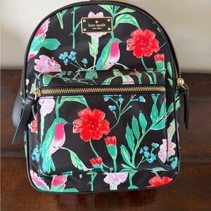 Kate Spade Multicolor Floral Backpack